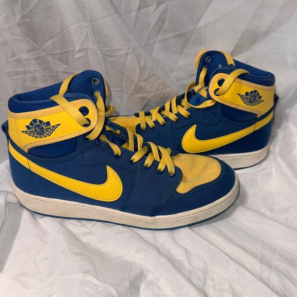 Jordan Other - Air Jordan 1 AJKO High Laney True Blue Topaz Gold DO5047-407 Mens 9